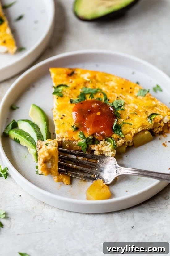 Crustless Potato Jalapeño Quiche