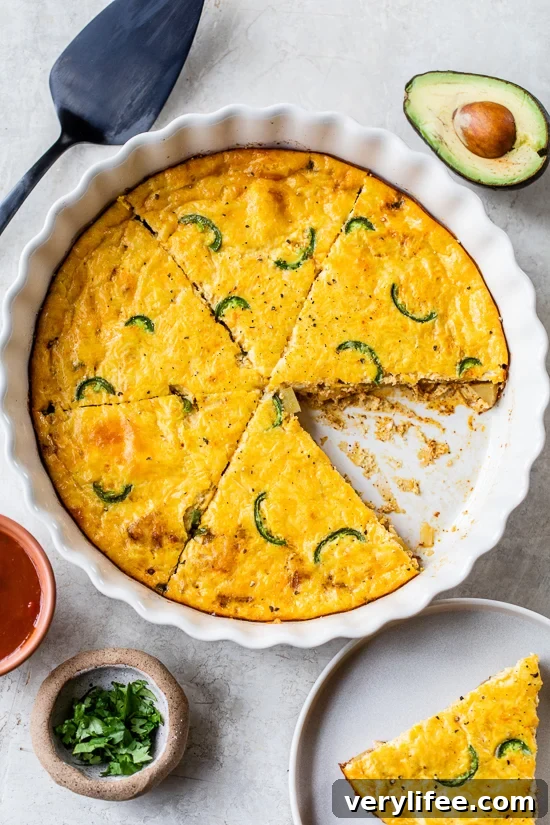 Crustless Potato Jalapeño Quiche