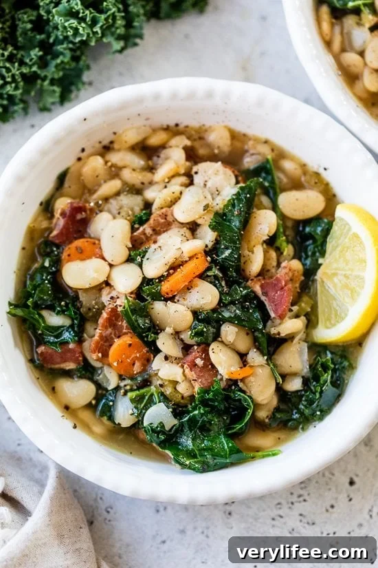 Brothy Beans and Greens