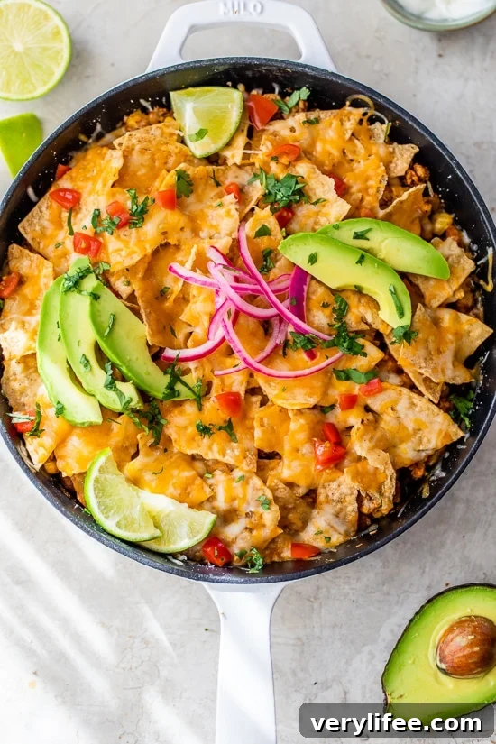 Turkey Taco with Chips and Toppings