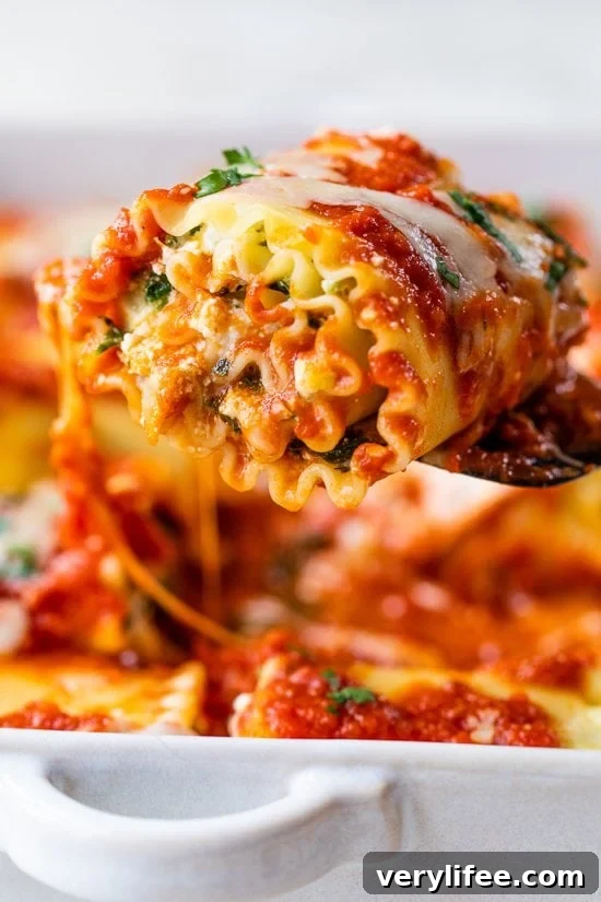 Creamy Spinach and Artichoke Lasagna Roll-Ups Recipe 2 Spinach Artichoke Lasagna Roll Ups