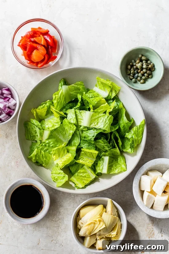 Warm Artichoke and Roasted Pepper Salad with Mozzarella 4 warm salad ingredients