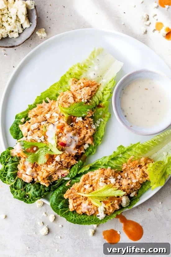 Spicy Buffalo Chicken Salad with Blue Cheese Dressing 2 Buffalo Chicken Salad