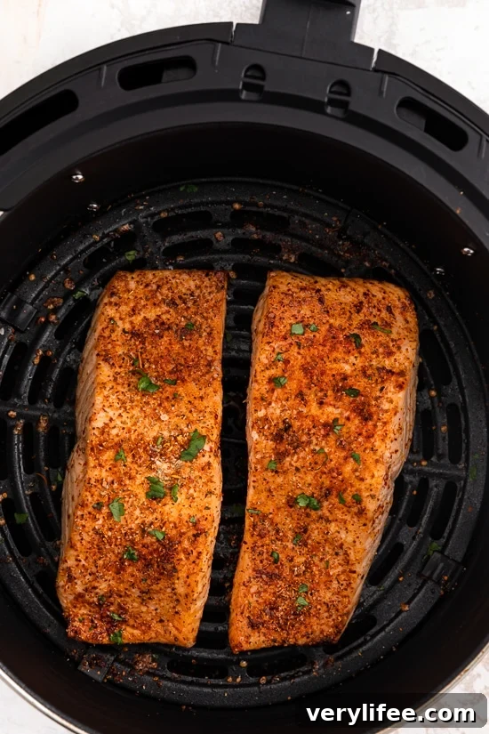 Chili-Lime Air Fryer Salmon