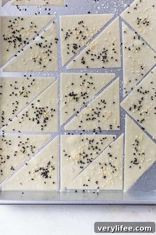 How to make baked wonton chips
