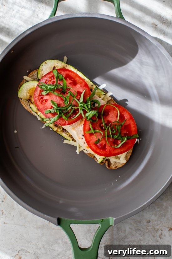 Grilled Chicken Panini with Zucchini, Tomato and Mozzarella 5 summer panini sandwich