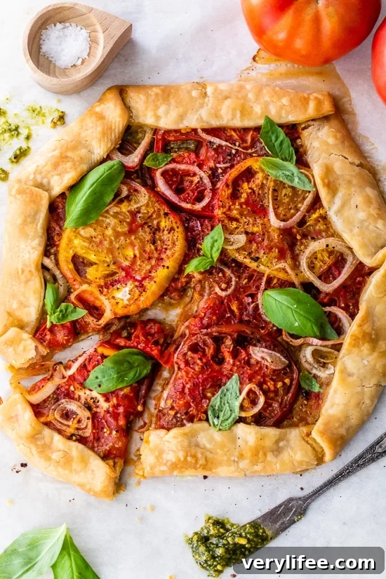 Heirloom Tomato Galette