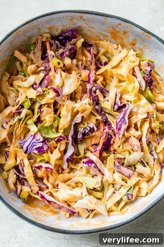 Spicy Slaw Ingredients