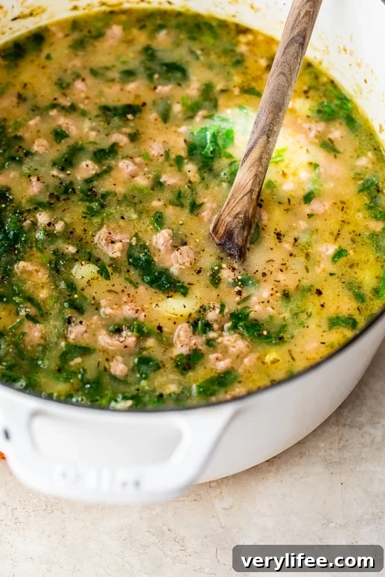 Hearty Creamy Sausage and Potato Soup Recipe 4 How to make Sausage and Potato Soup