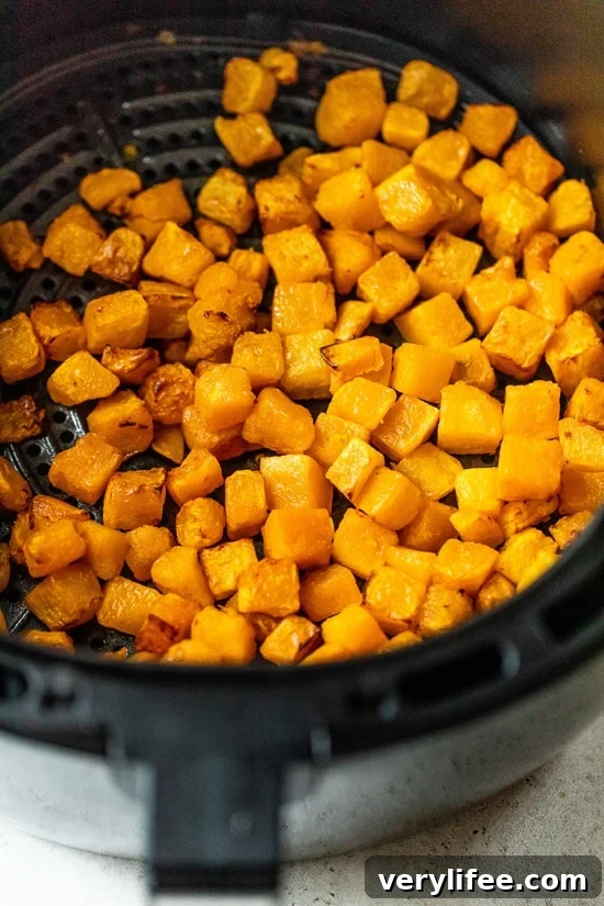 Crispy Roasted Butternut Squash in the Air Fryer 3 Air Fryer Butternut Squash