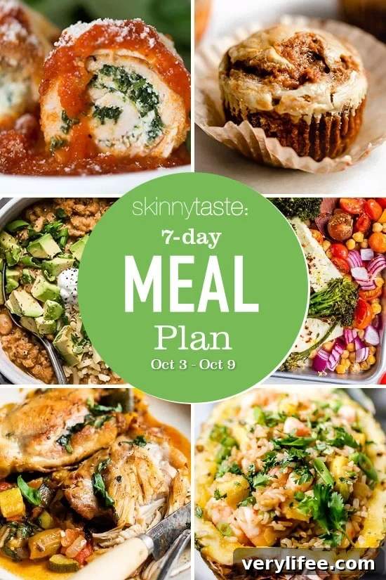7-Day Balanced Meal Plan for Oct 3-9 2 7 Day Healthy Meal Plan (Oct 3-9)