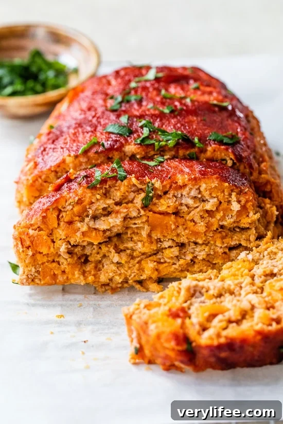 Hearty Sweet Potato Turkey Meatloaf Recipe 3 Turkey Sweet Potato Meatloaf
