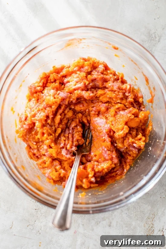 Hearty Sweet Potato Turkey Meatloaf Recipe 4 how to make Turkey Sweet Potato Meatloaf