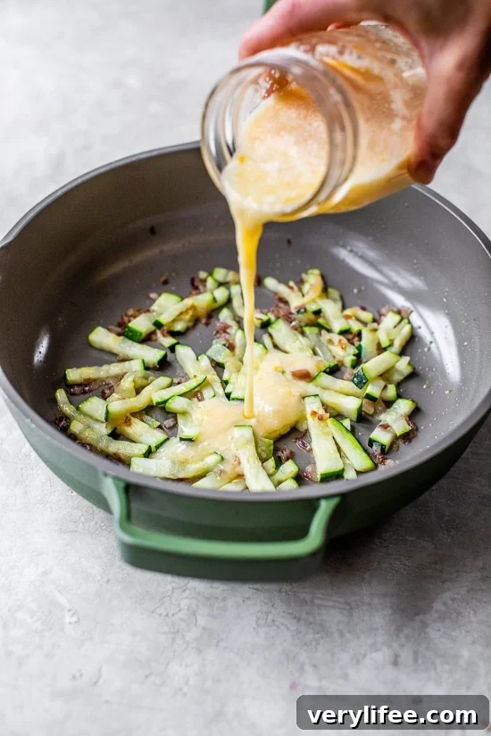 Zucchini Omelet