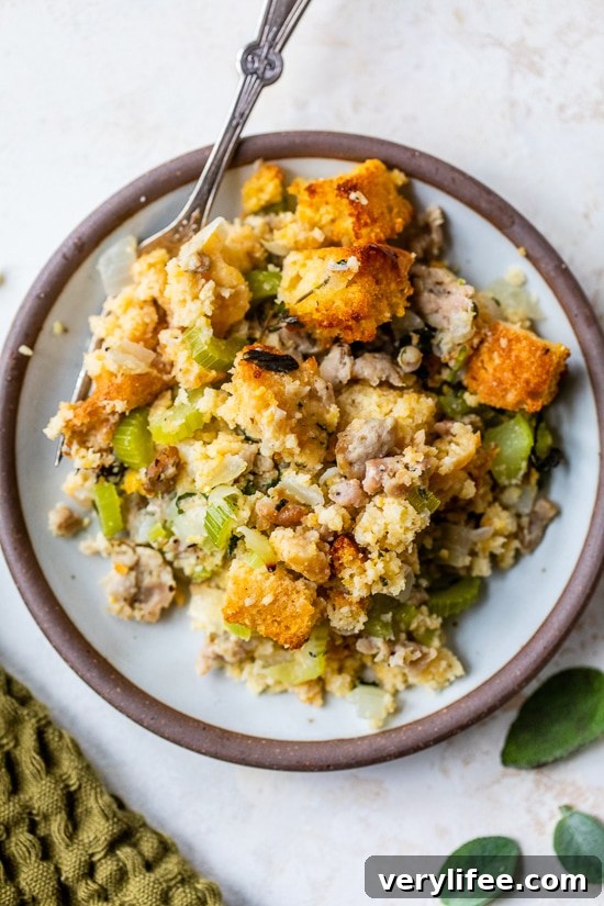 Savory Cornbread Stuffing