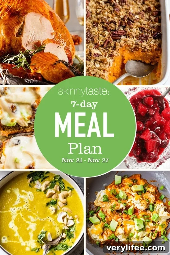 7-Day Meal Plan for Nov 21-27: Menus and Recipes 2 7 Day Healthy Meal Plan (Nov 21-27)