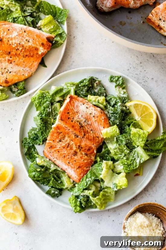 Salmon Caesar Salad