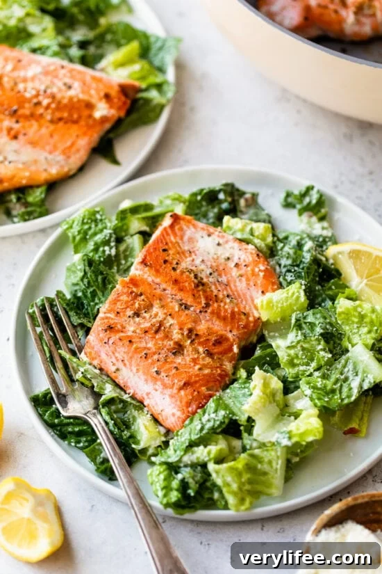 Salmon Caesar Salad