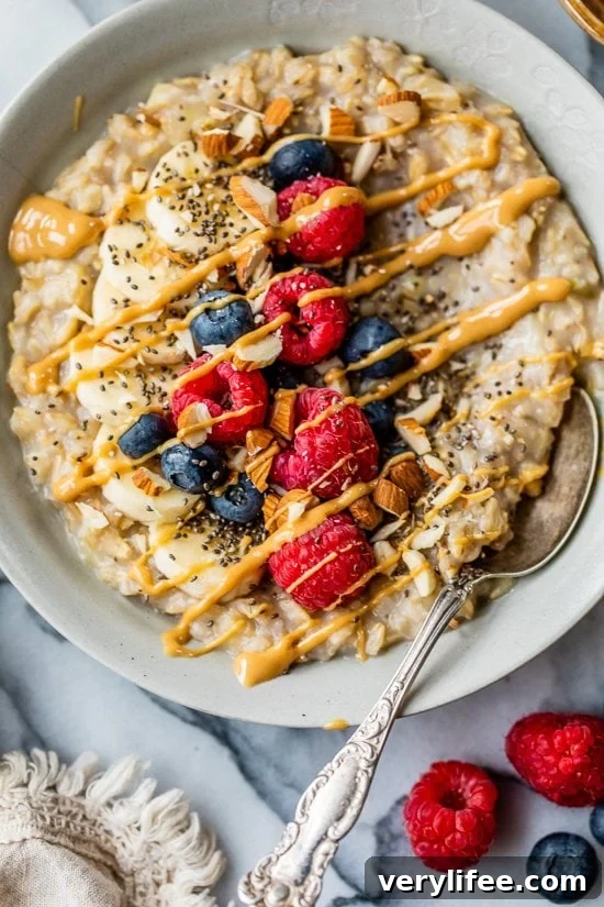 25 Most Popular Nutritious Recipes of 2022 15 Peanut Butter Breakfast Oatmeal Bowl