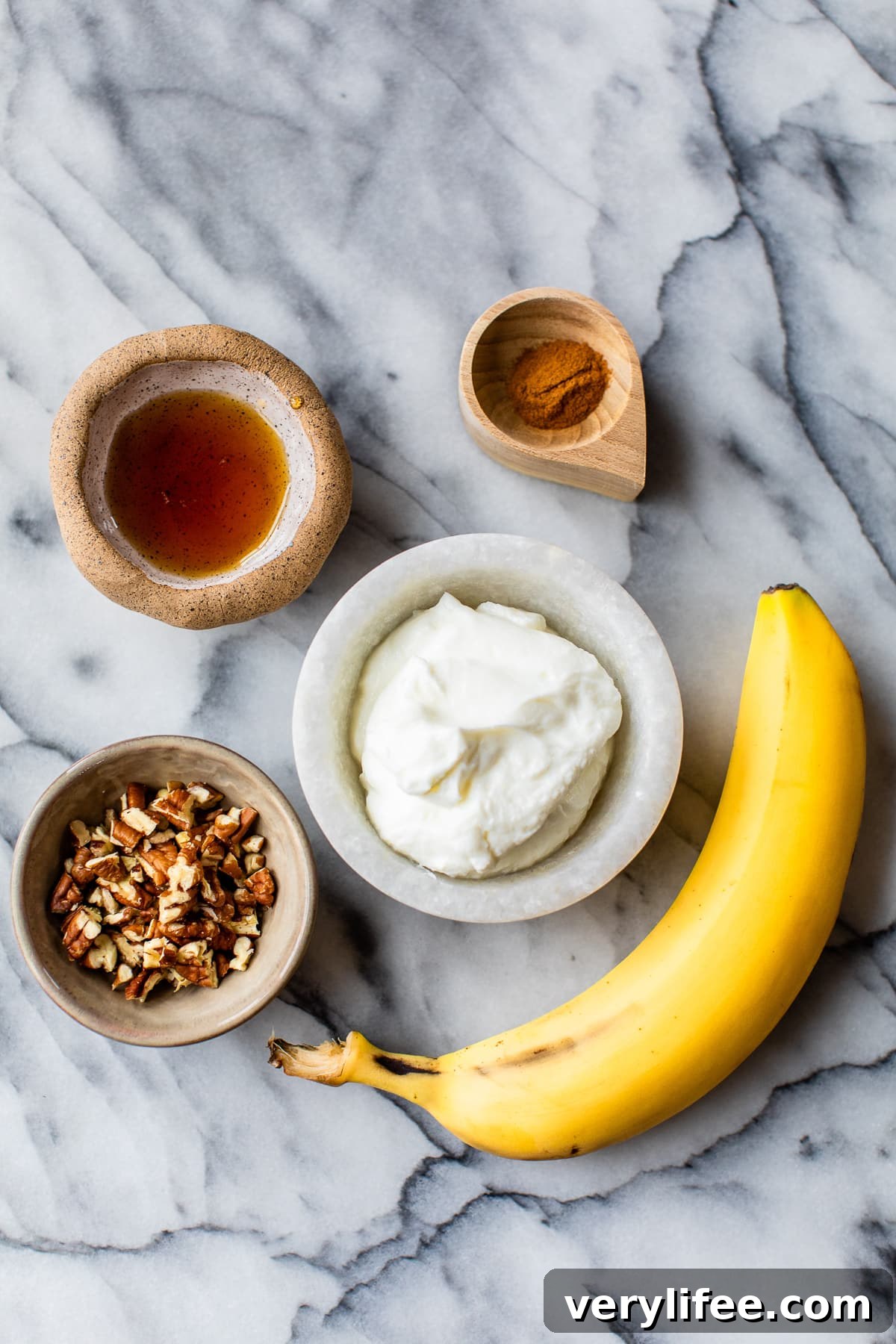 Air Fryer Banana Split Breakfast Recipe 3 breakfast banana split ingredients