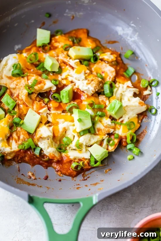 Enchilada Scrambled Eggs
