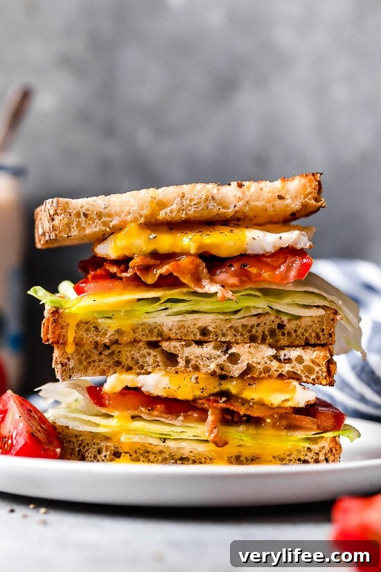BLT Egg Sandwich