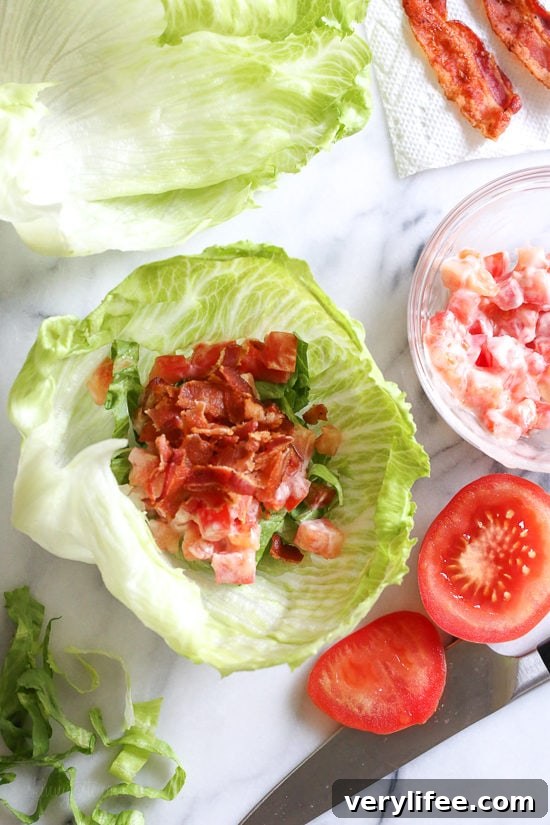 BLT Lettuce Wraps