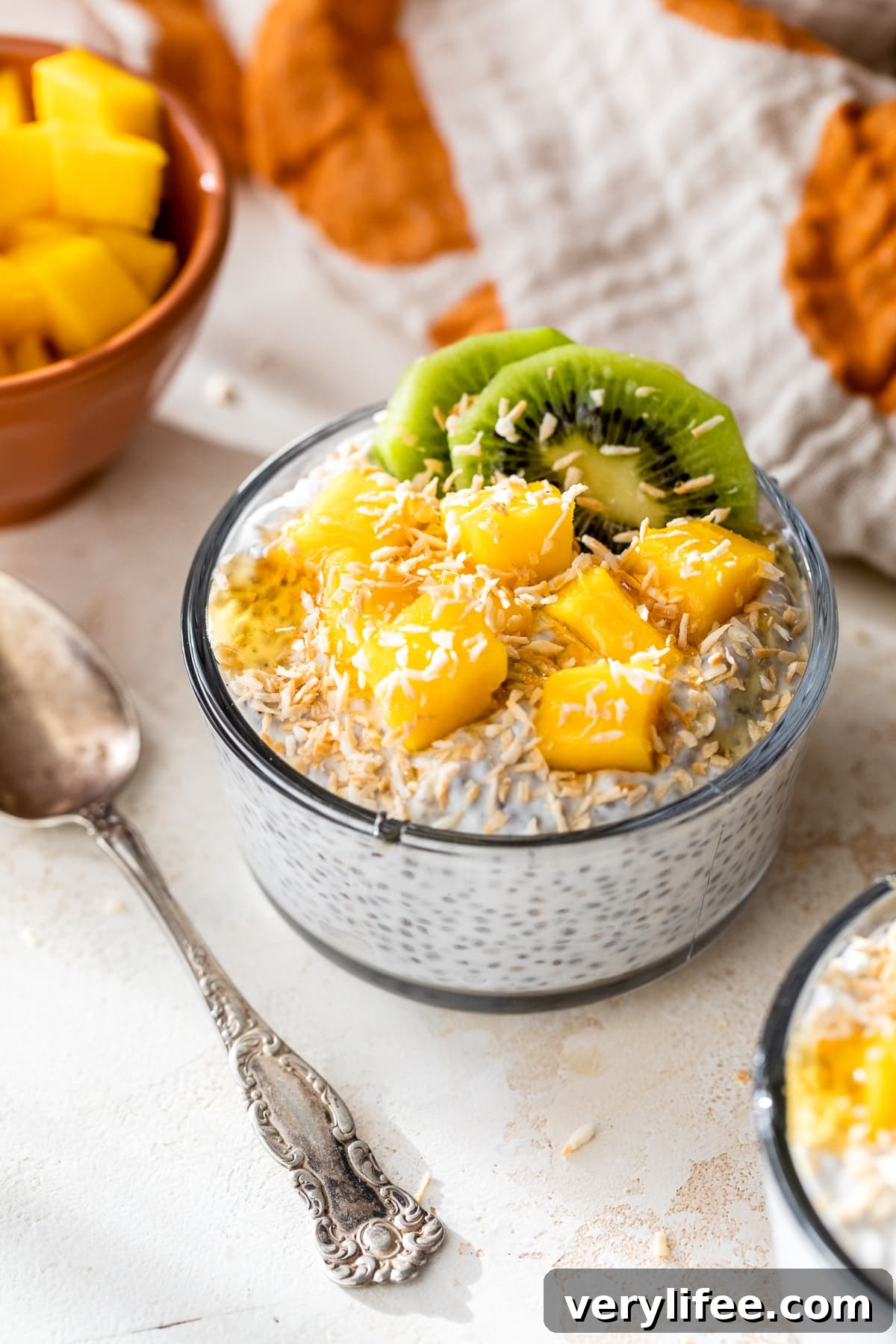 High-Protein Tropical Chia Pudding Breakfast Bowl 2 Tropical Chia Pudding Breakfast Bowl
