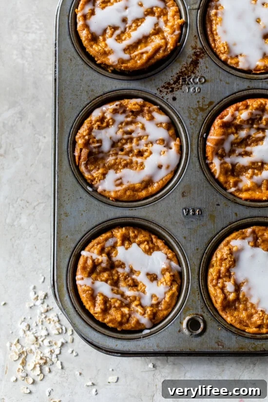 Pumpkin Baked Oatmeal Cups