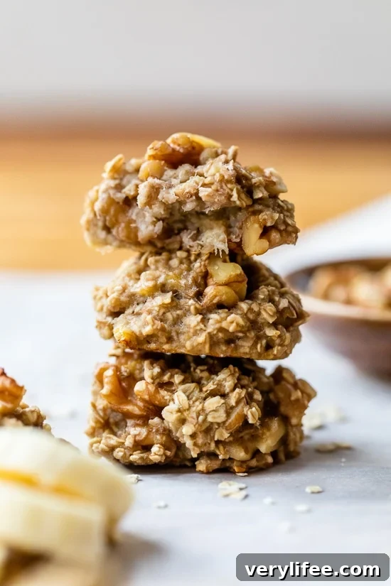 Banana Oat Cookies