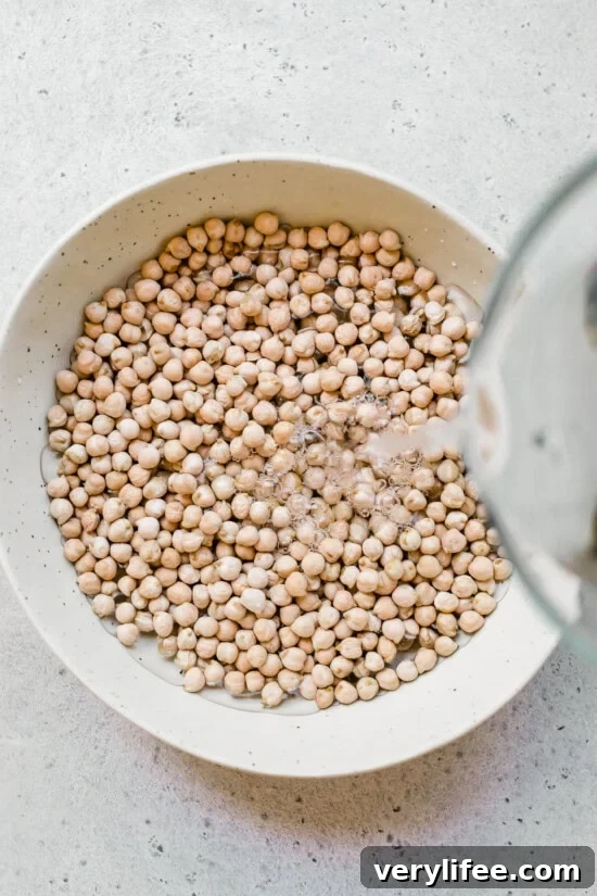 Instant Pot Spanish Chickpea Stew 6 Soak the chickpeas