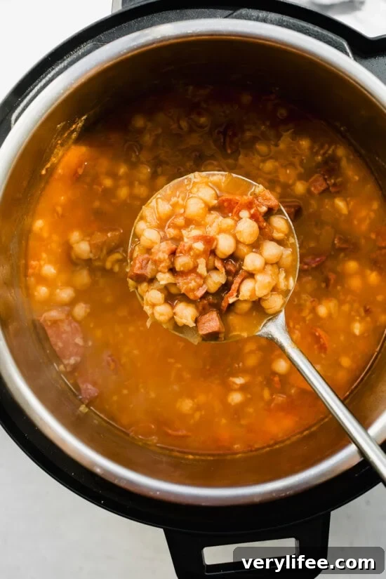 Instant Pot Spanish Chickpea Stew 8 Instant Pot Spanish Garbanzo Stew