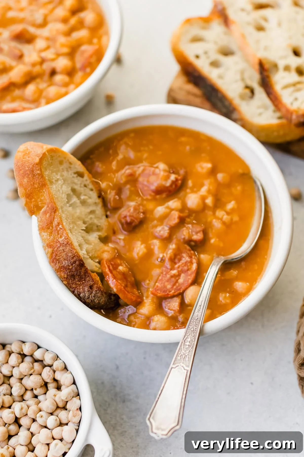 Instant Pot Spanish Chickpea Stew 9 Instant Pot Spanish Garbanzo Stew