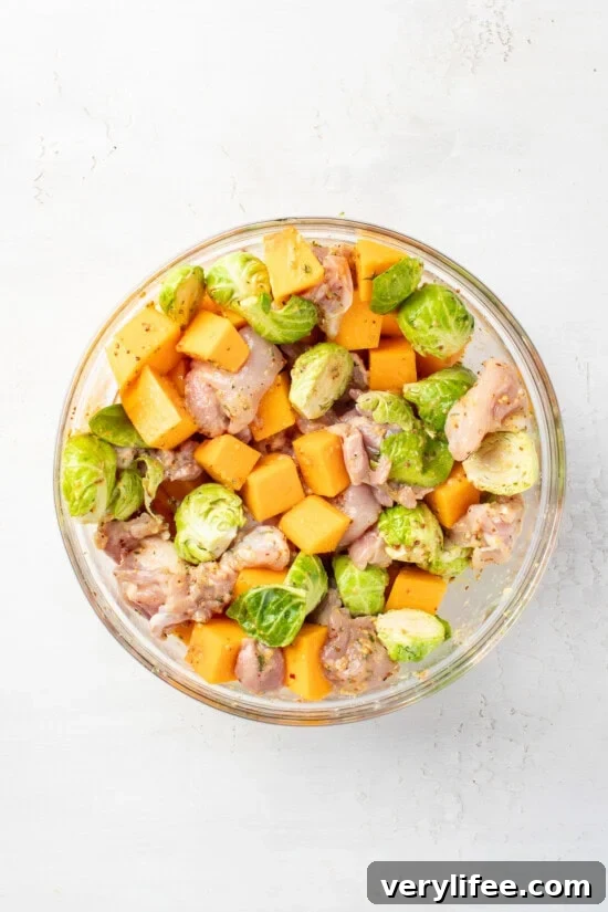 toss everything in a bowl