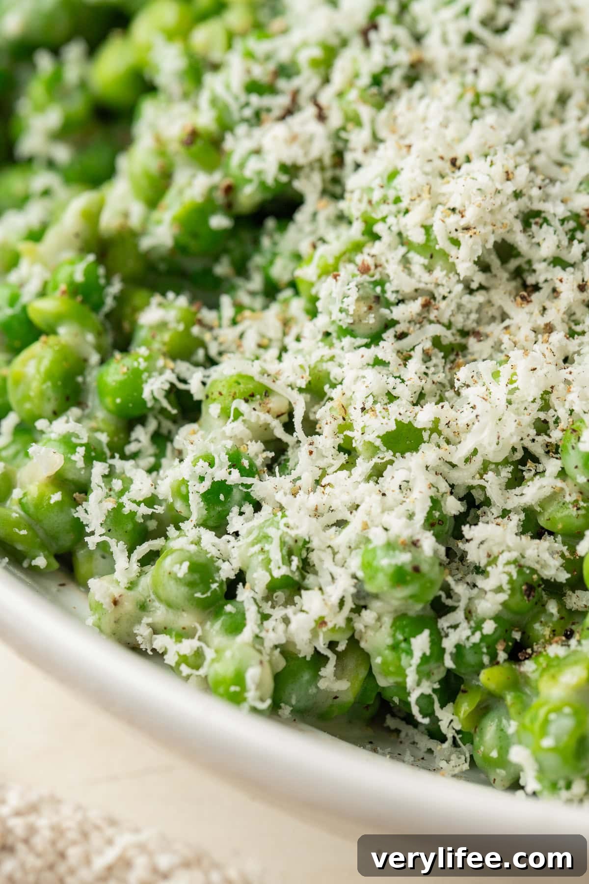 Cacio e Pepe Peas