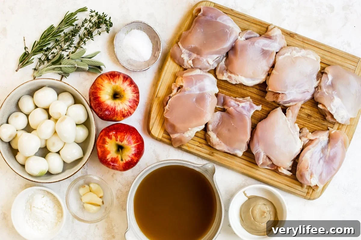 Slow Cooker Chicken with Apples and Cinnamon 5 Ingredients for Crockpot Chicken with Apples