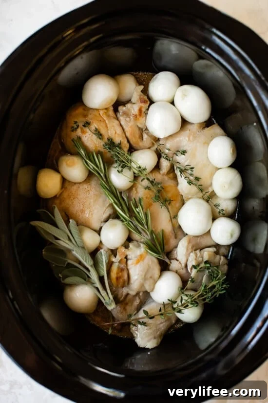 Slow Cooker Chicken with Apples and Cinnamon 8 Crockpot Chicken with Apples