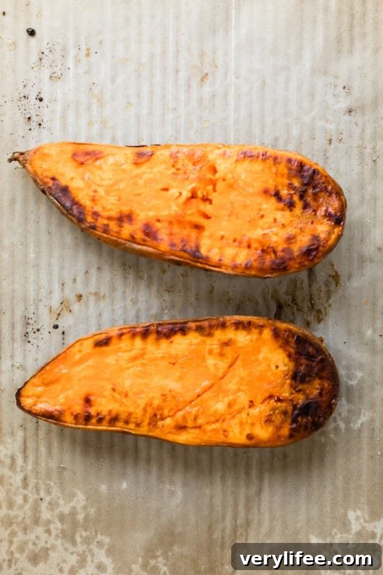 roasted sweet potato