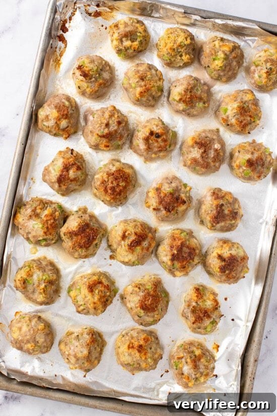 Thanksgiving Turkey Meatballs with Savory Gravy 8 Broil the meatballs