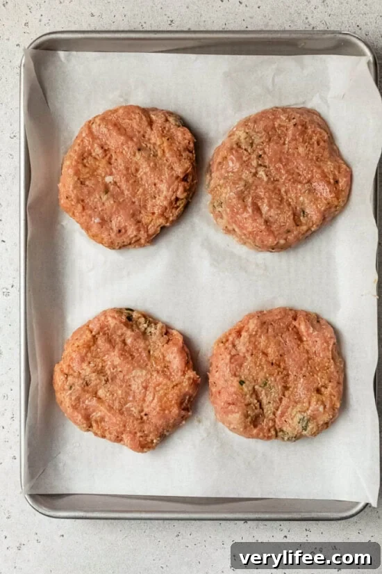 turkey burger patties