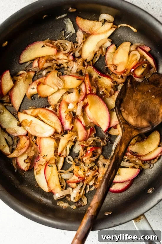 caramelized apples